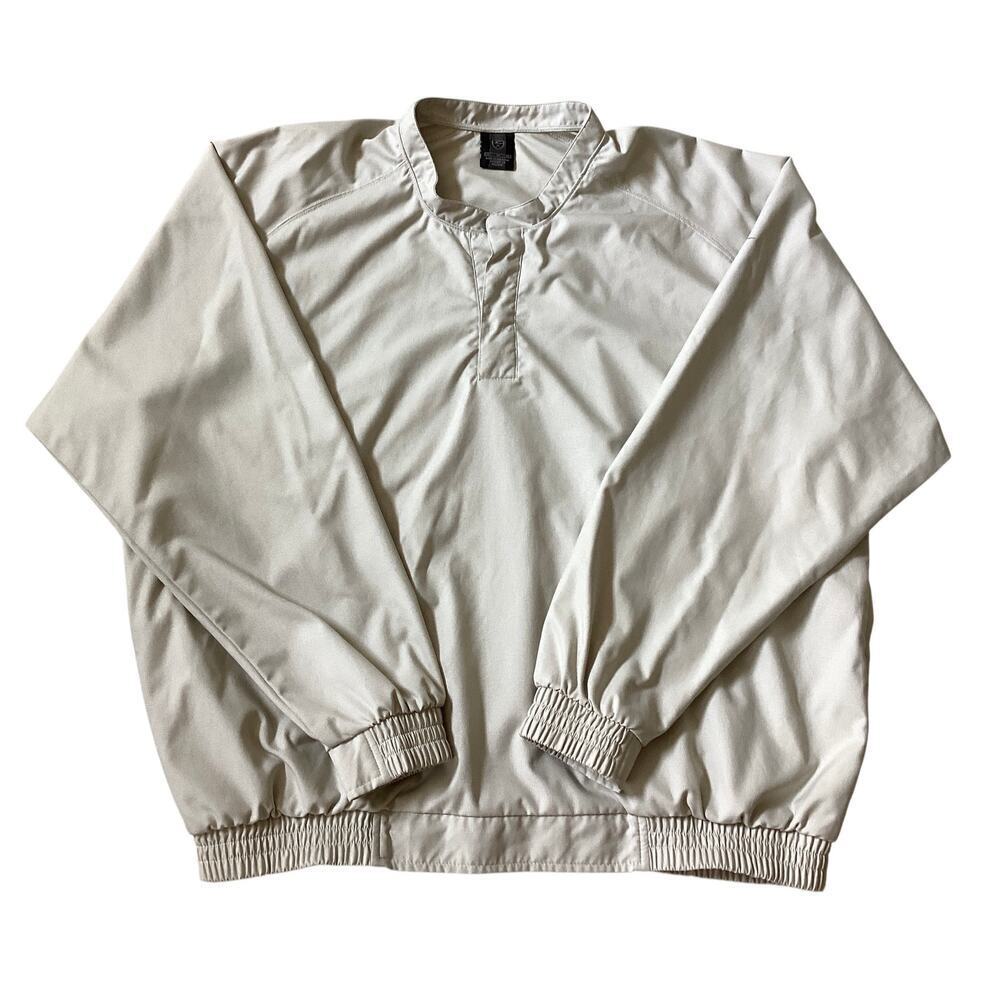 Nike Golf Pullover Windbreaker Jacket men’s XL cream